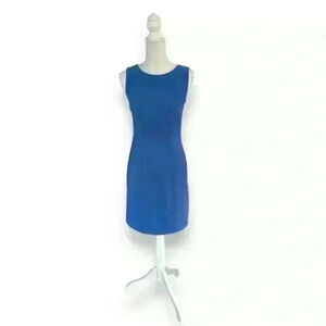 Alyx Sleeveless Blue Sheath Dress Size 2
